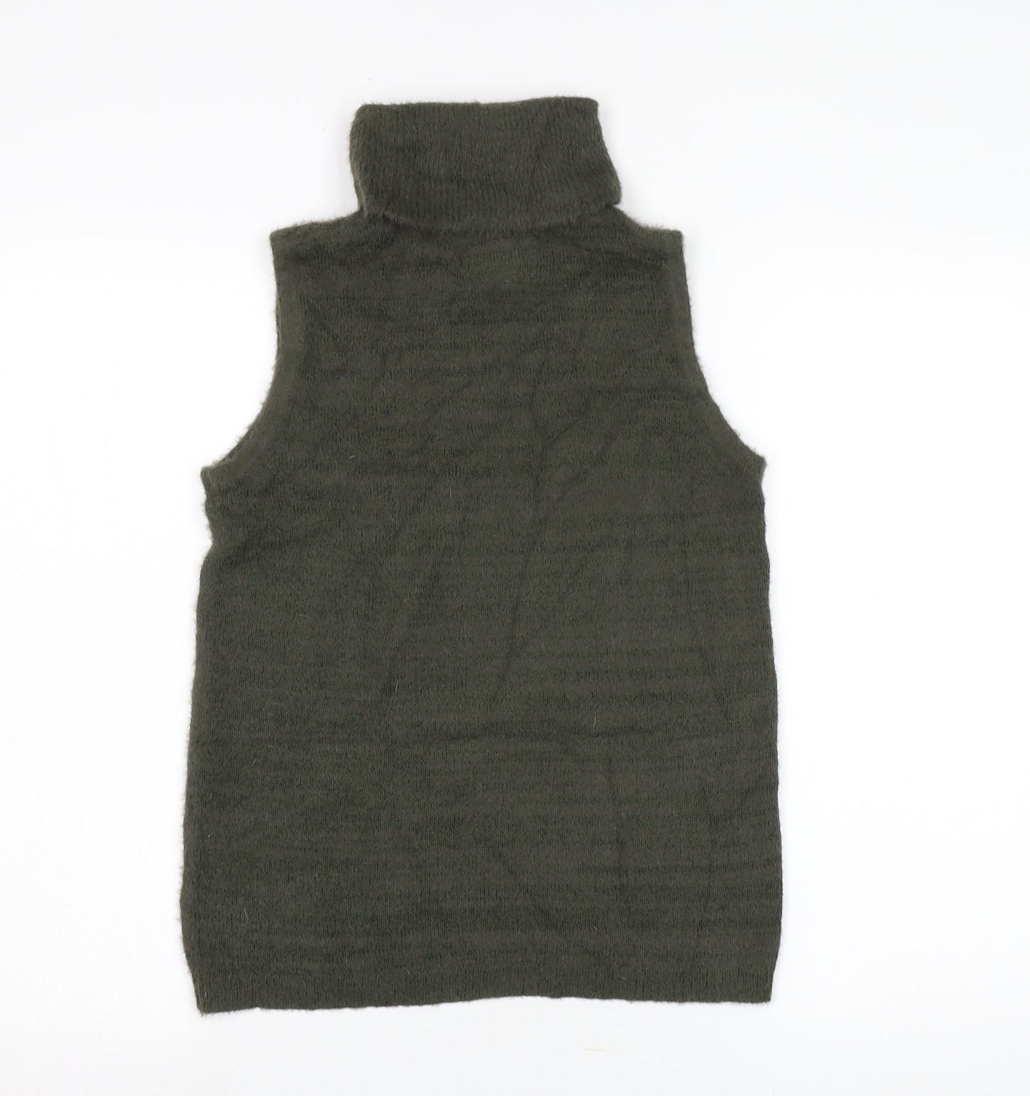 Womens UK Size 6 Cynthia Rowley Green Sleeveless Jumper