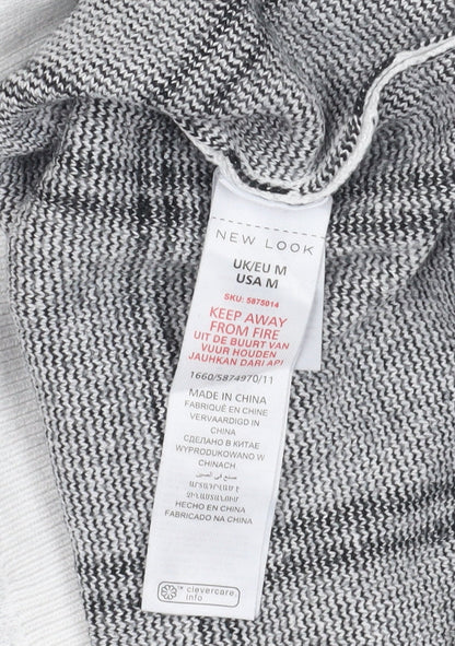 Womens UK Size M New Look White Pullover Jumper
