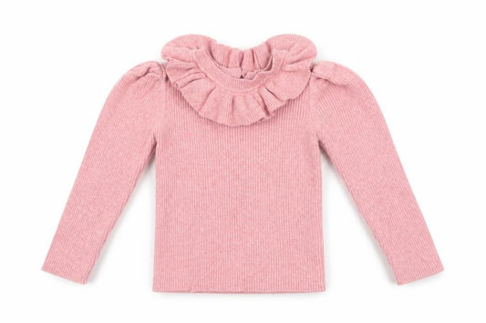 Next Girls Pink Knit Pullover Jumper 12-18 Months