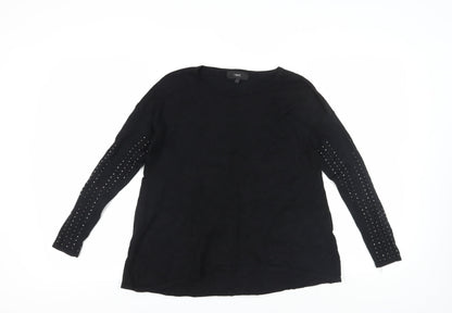 Womens UK Size 8 NEXT Black Pullover Jumper