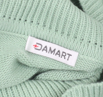 Womens UK Size 14 Damart Green Cardigan Jumper