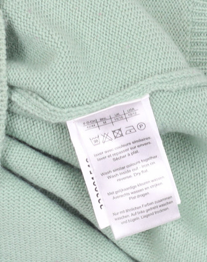 Womens UK Size 14 Damart Green Cardigan Jumper