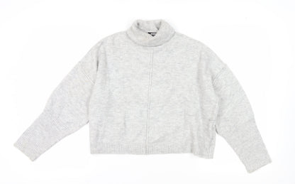 Womens UK Size 6/8 Missguided Grey Pullover Jumper