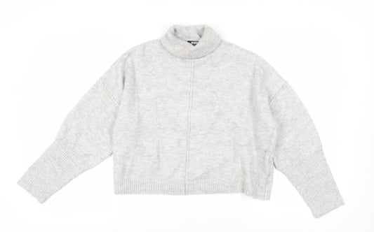 Womens UK Size 6/8 Missguided Grey Pullover Jumper