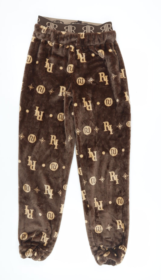 River Island Women's Brown Jogger Trousers XS