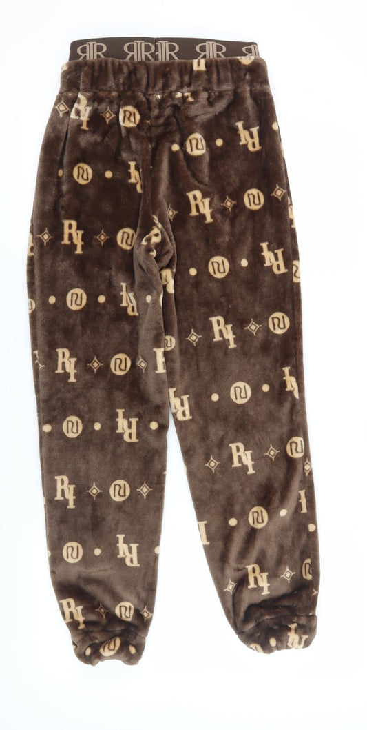 River Island Women's Brown Jogger Trousers XS