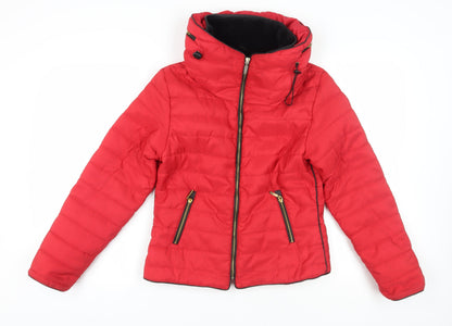 Womens UK Size M Lasula Red Puffer Jacket