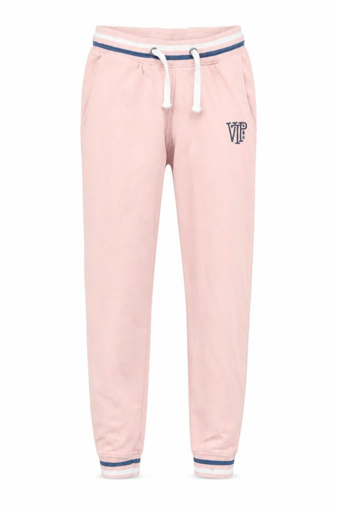 Front view of Varsity Team Pink Jogger Trousers S unisex