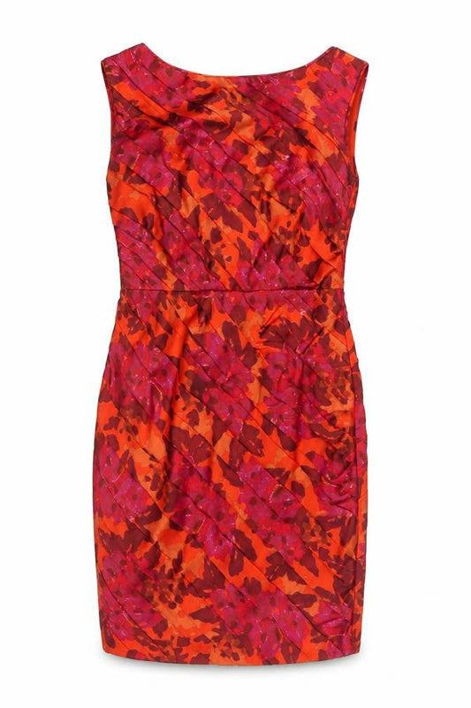 Coast Women's Multicoloured Floral Sheath Dress Size 12