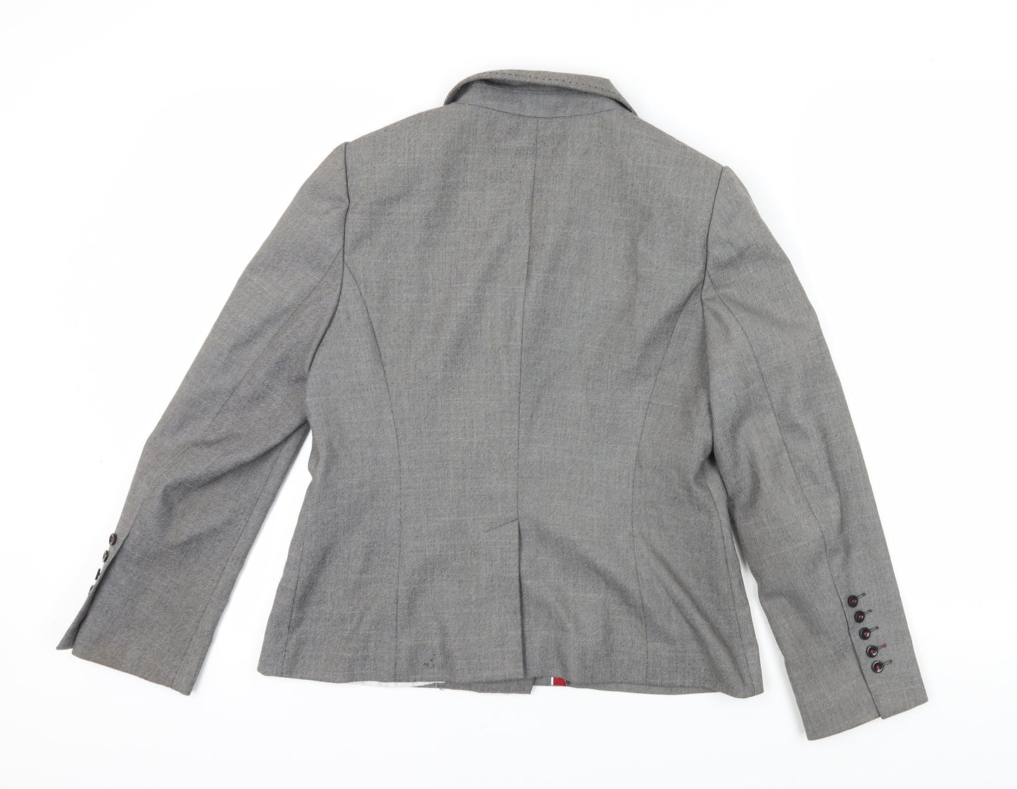 Marks and Spencer Women's Grey Suit Jacket Size 14