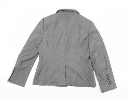 Marks and Spencer Women's Grey Suit Jacket Size 14