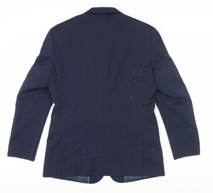 Mens UK Size 38 Skopes Regular Blue Suit Jacket