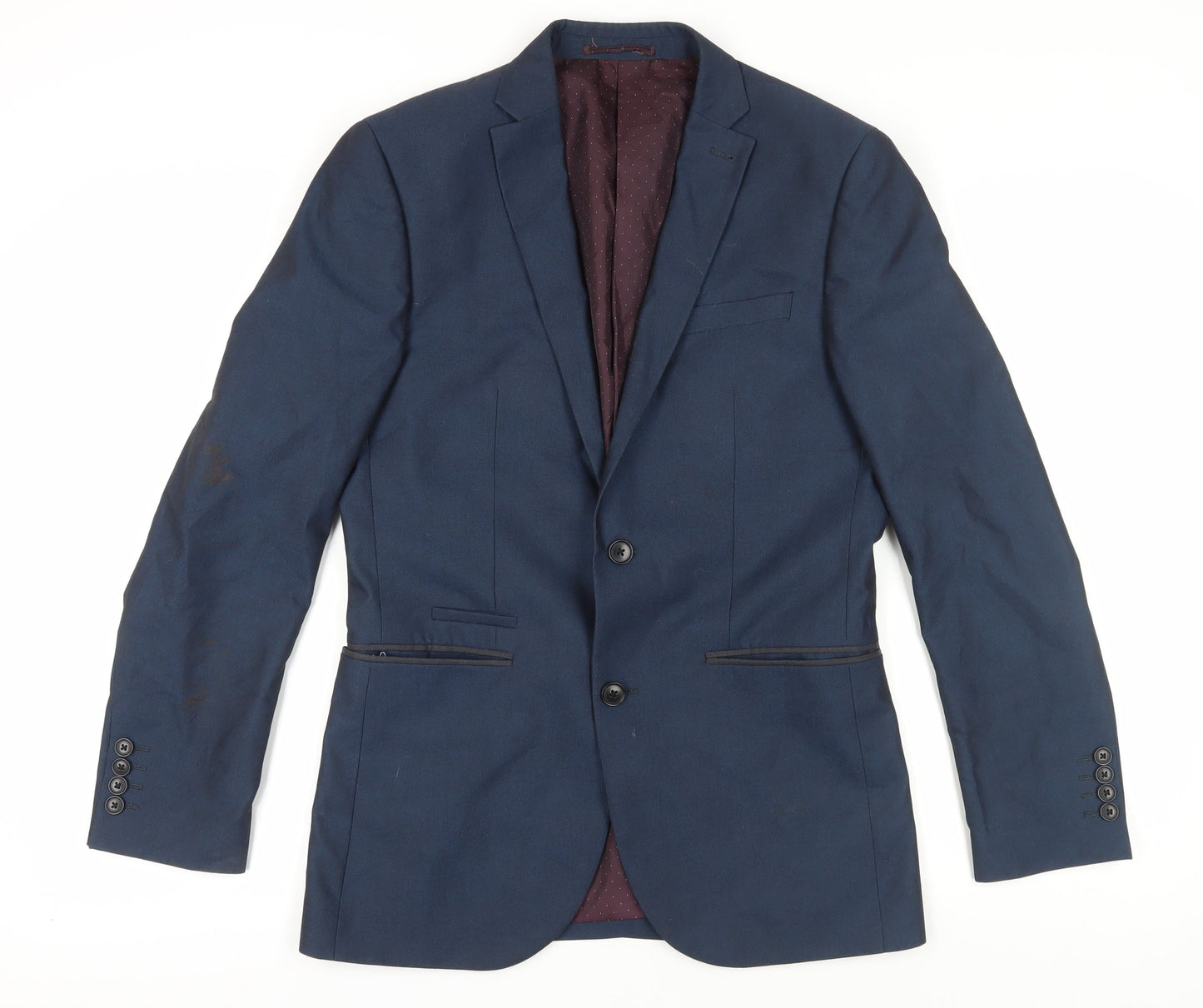 Mens UK Size 36 NEXT Regular Blue Suit Jacket