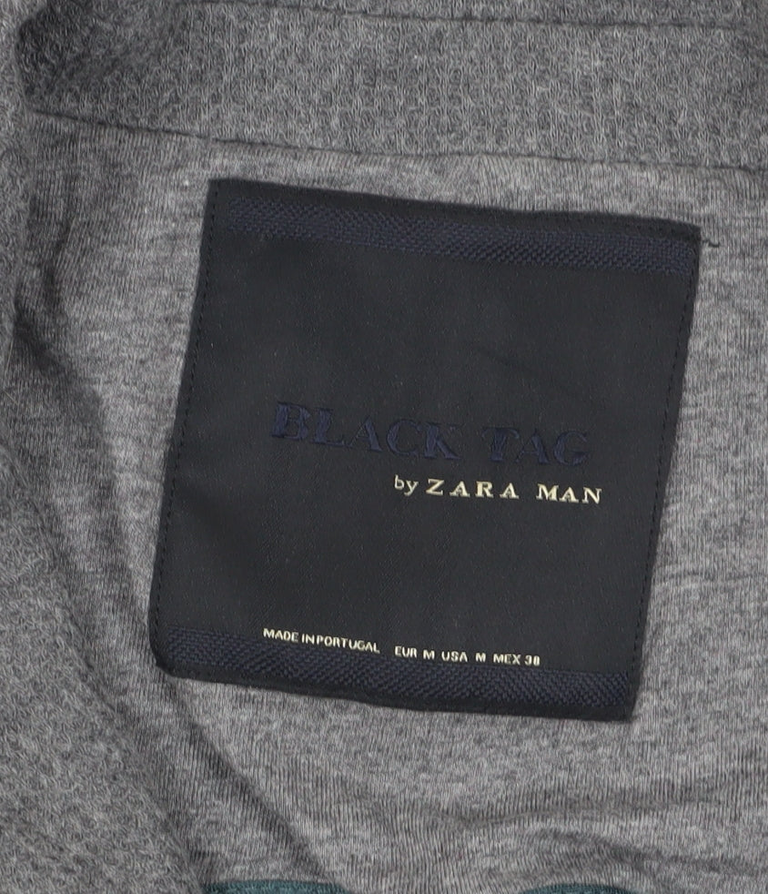Mens UK Size 38 Zara Regular Grey Suit Jacket