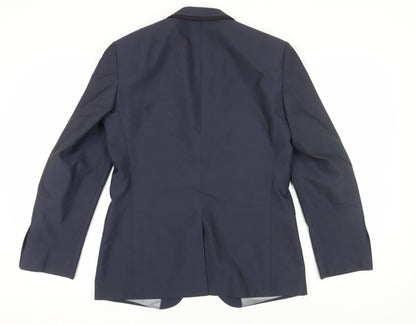 Mens UK Size 40 Burton Regular Blue Suit Jacket