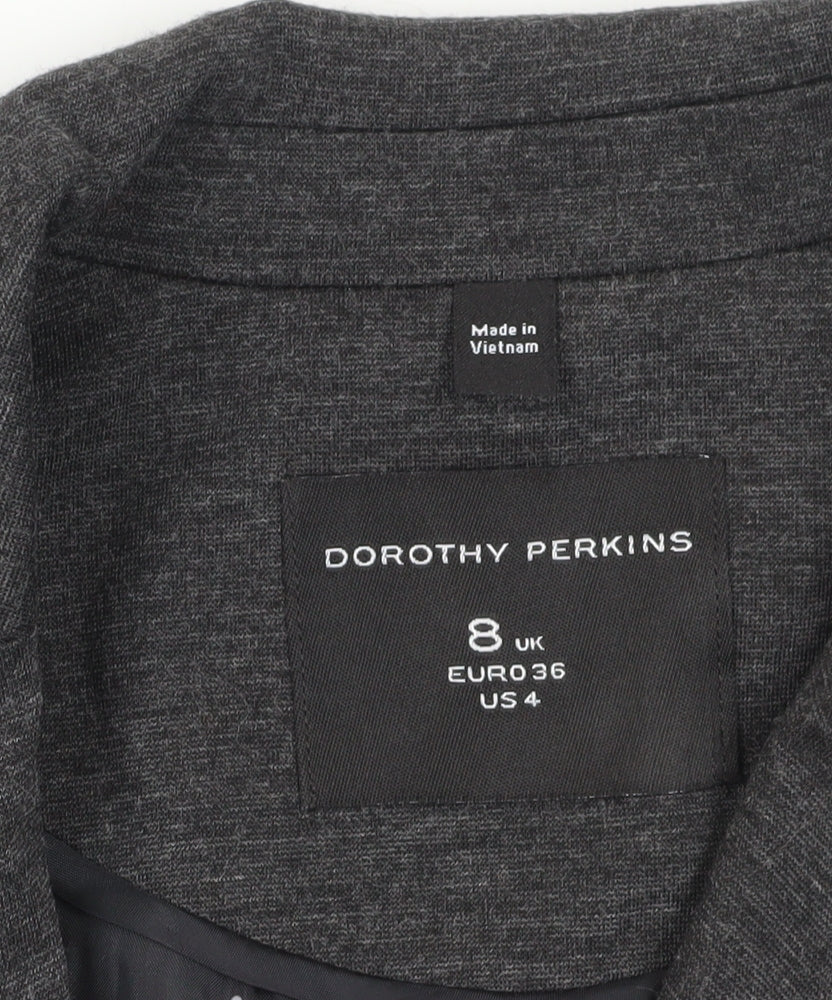 Dorothy Perkins Grey Women's Blazer Size 8