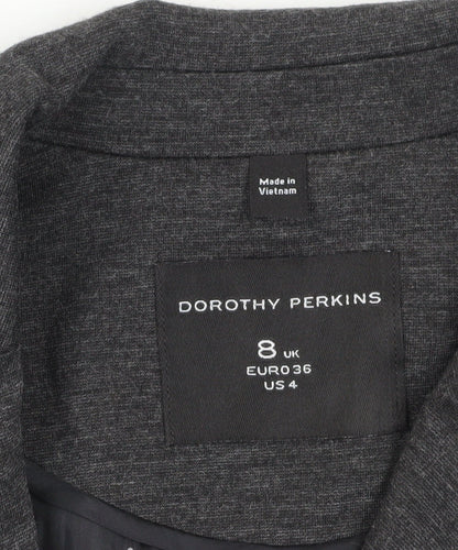 Dorothy Perkins Grey Women's Blazer Size 8