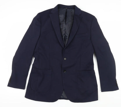 Mens UK Size 42 Marks and Spencer Regular Blue Suit Jacket