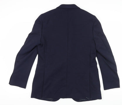 Mens UK Size 42 Marks and Spencer Regular Blue Suit Jacket