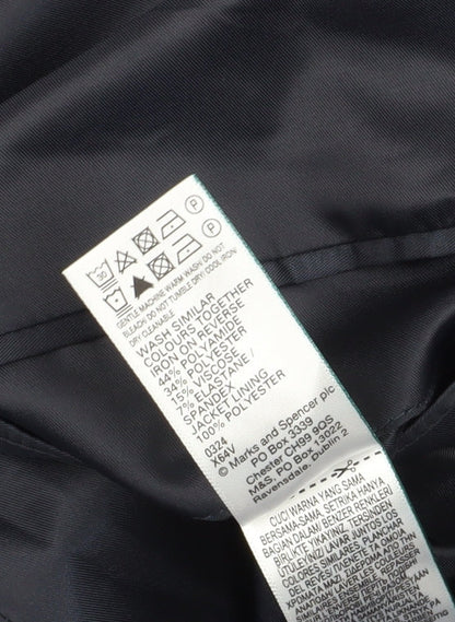 Mens UK Size 42 Marks and Spencer Regular Blue Suit Jacket