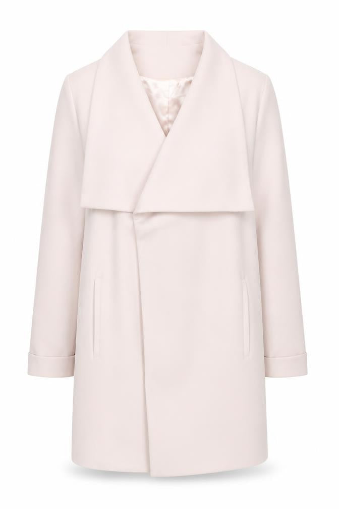 Womens UK Size 18 Wallis Ivory Overcoat
