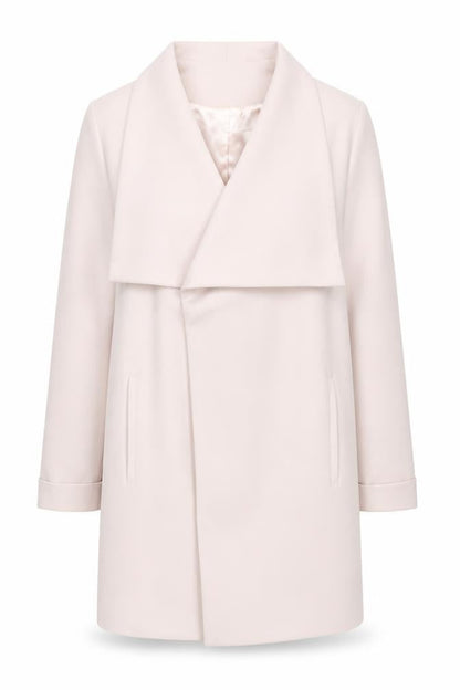 Womens UK Size 18 Wallis Ivory Overcoat