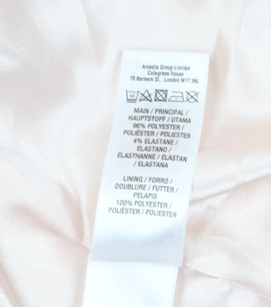 Womens UK Size 18 Wallis Ivory Overcoat