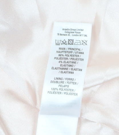 Womens UK Size 18 Wallis Ivory Overcoat