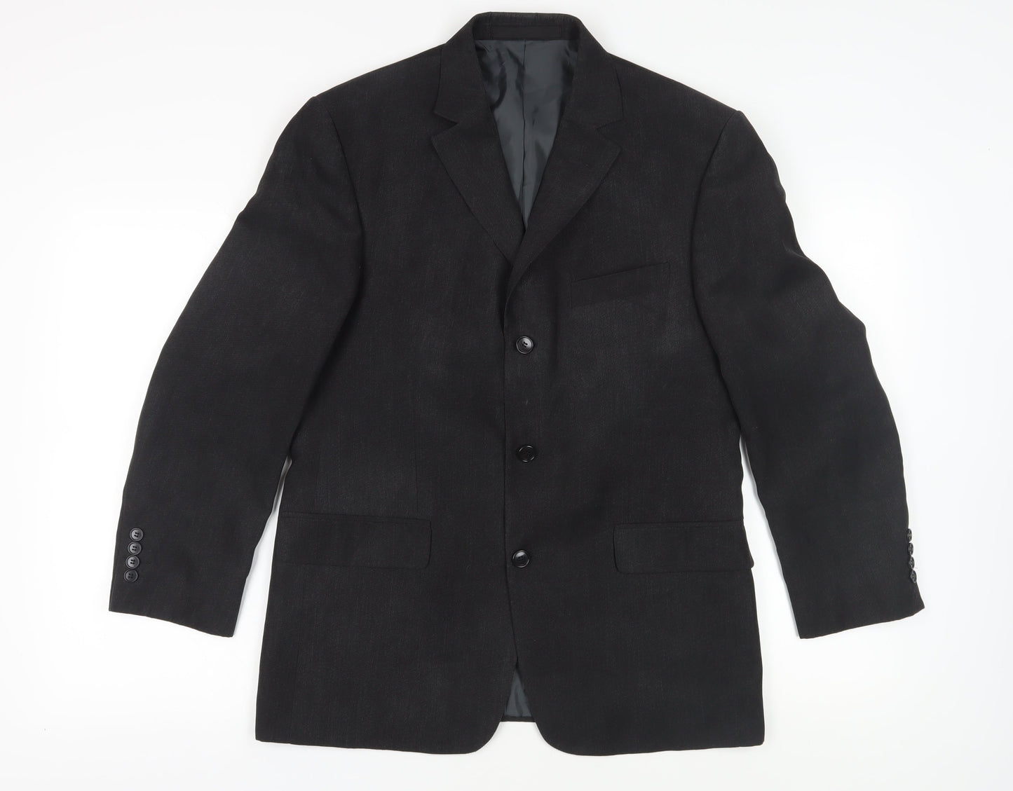 Mens UK Size 38 Marks and Spencer Regular Black Suit Jacket