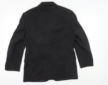 Mens UK Size 38 Marks and Spencer Regular Black Suit Jacket