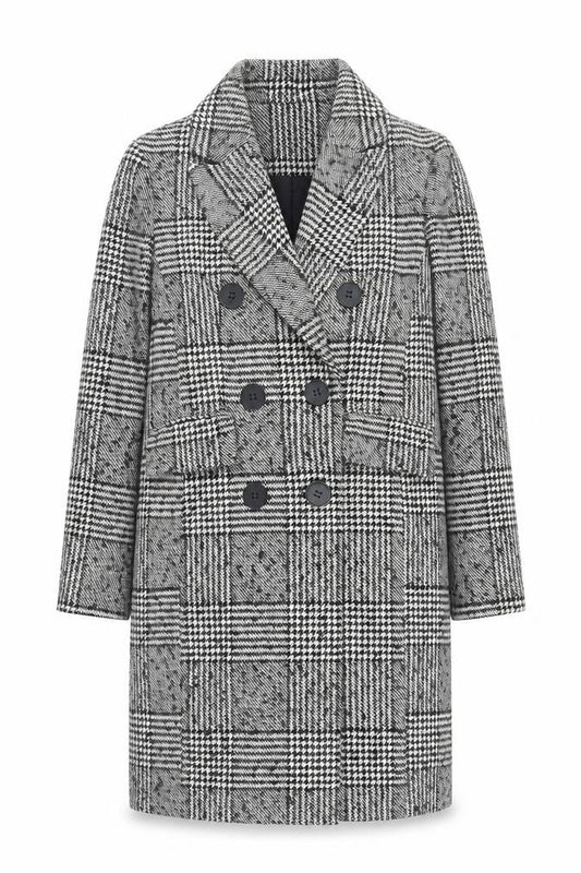 Womens UK Size 8 New Look Multicoloured Pea Coat