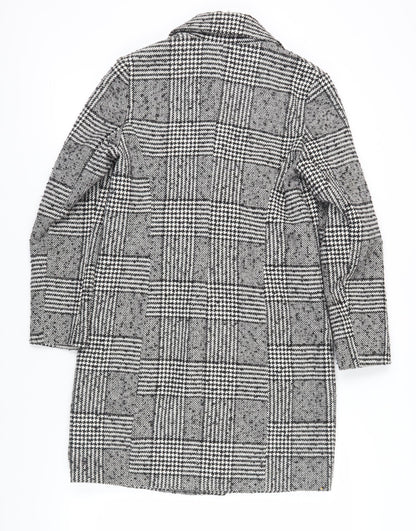 Womens UK Size 8 New Look Multicoloured Pea Coat