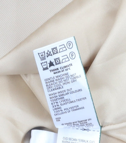 Marks and Spencer Beige Suit Jacket Women’s Size 8