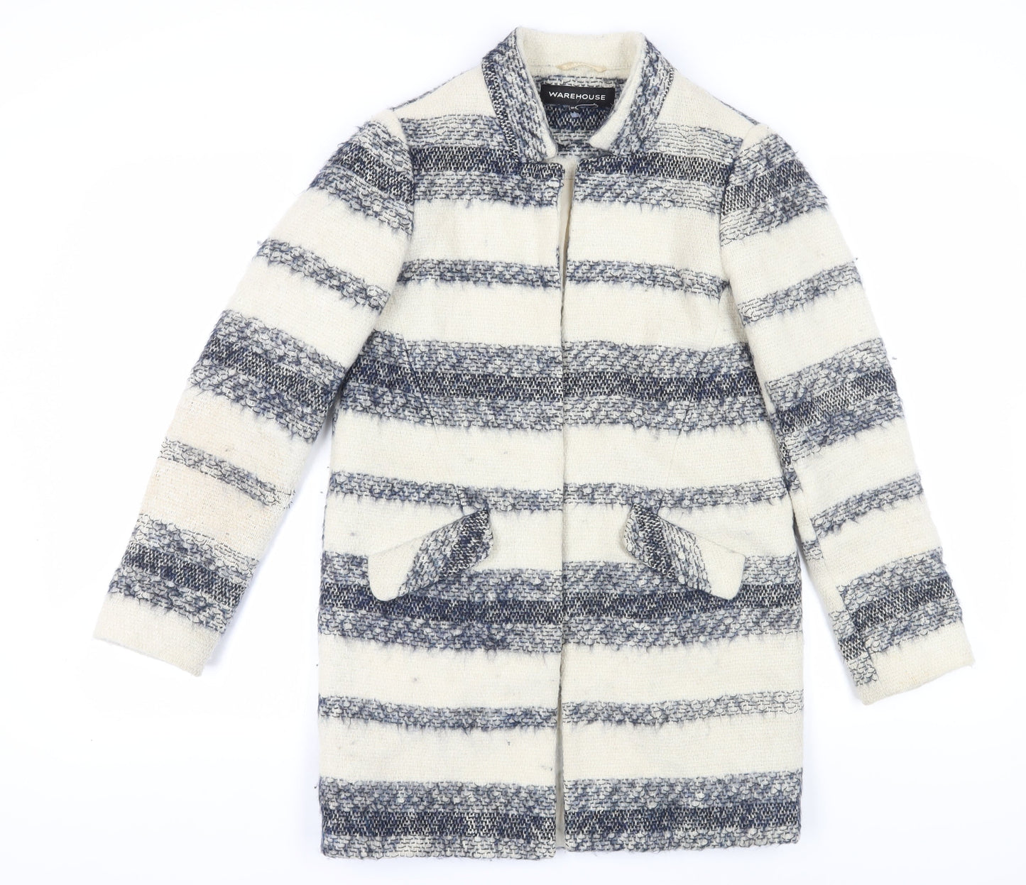 Womens UK Size 8 Warehouse Multicoloured Overcoat