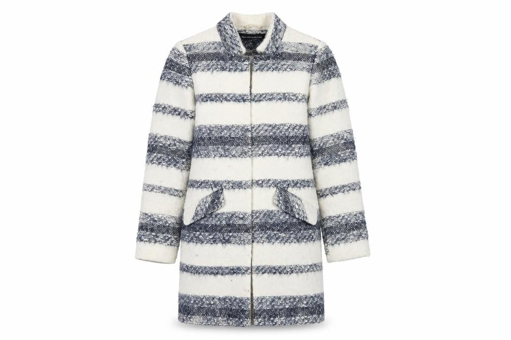 Womens UK Size 8 Warehouse Multicoloured Overcoat