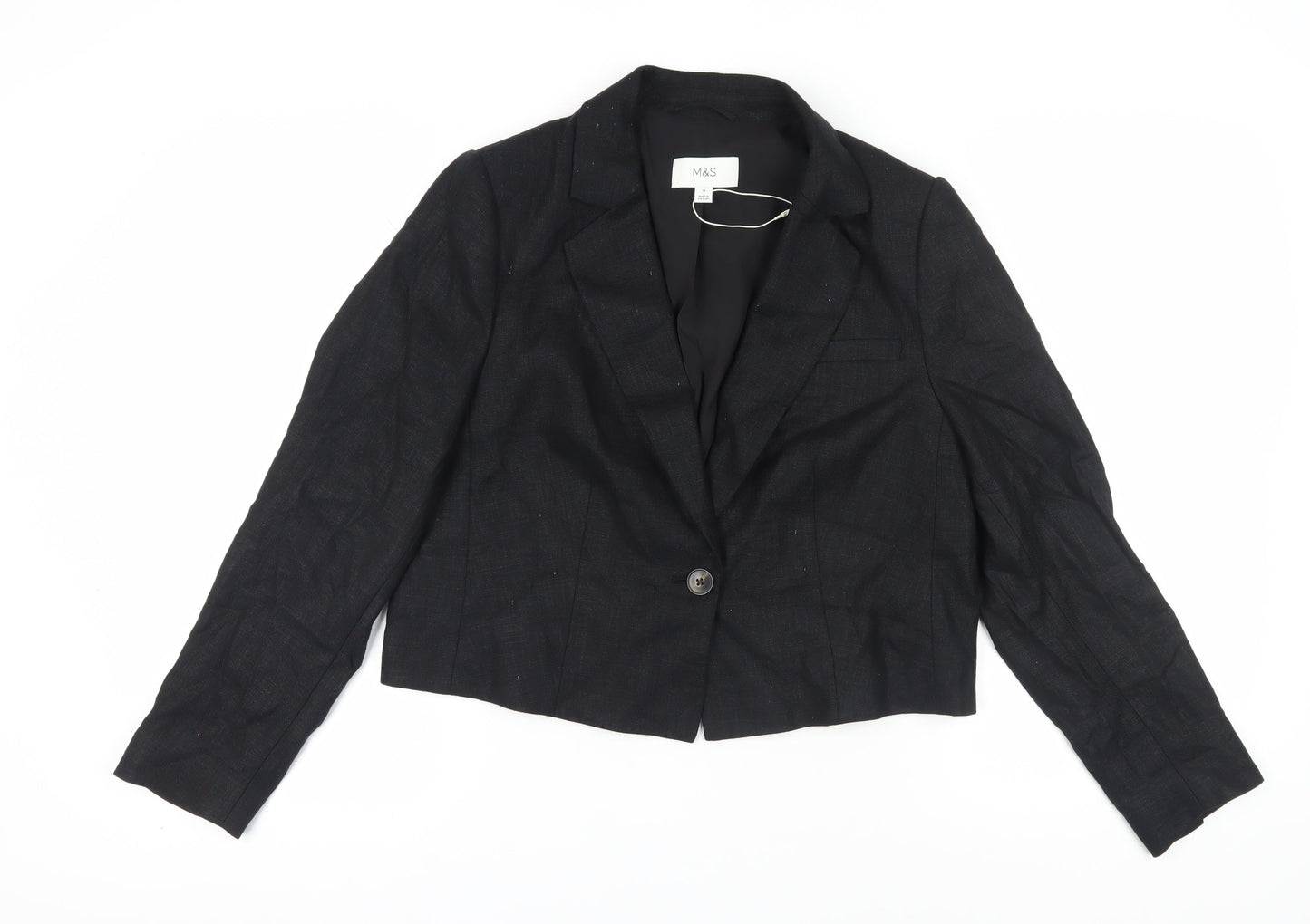 Marks and Spencer Women's Black Blazer Size 14