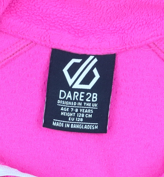 Dare2b Girls Pink Fleece Sweatshirt 7-8 Years Pullover