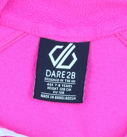 Dare2b Girls Pink Fleece Sweatshirt 7-8 Years Pullover