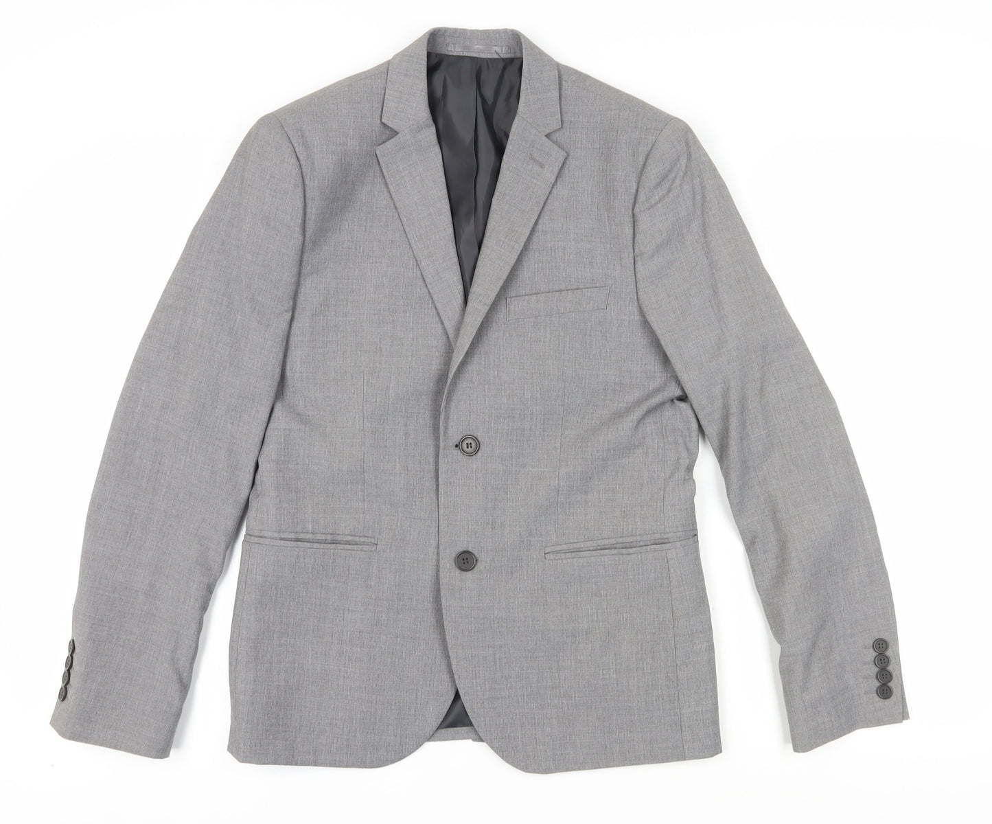 Mens UK Size 36 H&M Regular Grey Suit Jacket