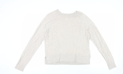 Womens UK Size M H&M Beige Pullover Jumper