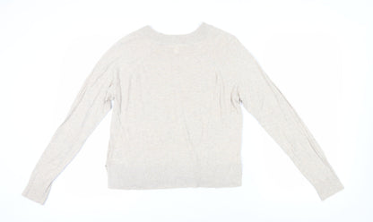 Womens UK Size M H&M Beige Pullover Jumper