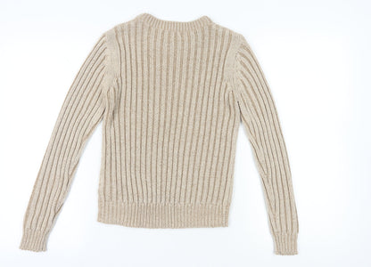 Womens UK Size 12 Brave Soul Beige Jumper Jumper