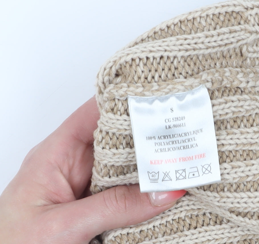 Womens UK Size 12 Brave Soul Beige Jumper Jumper