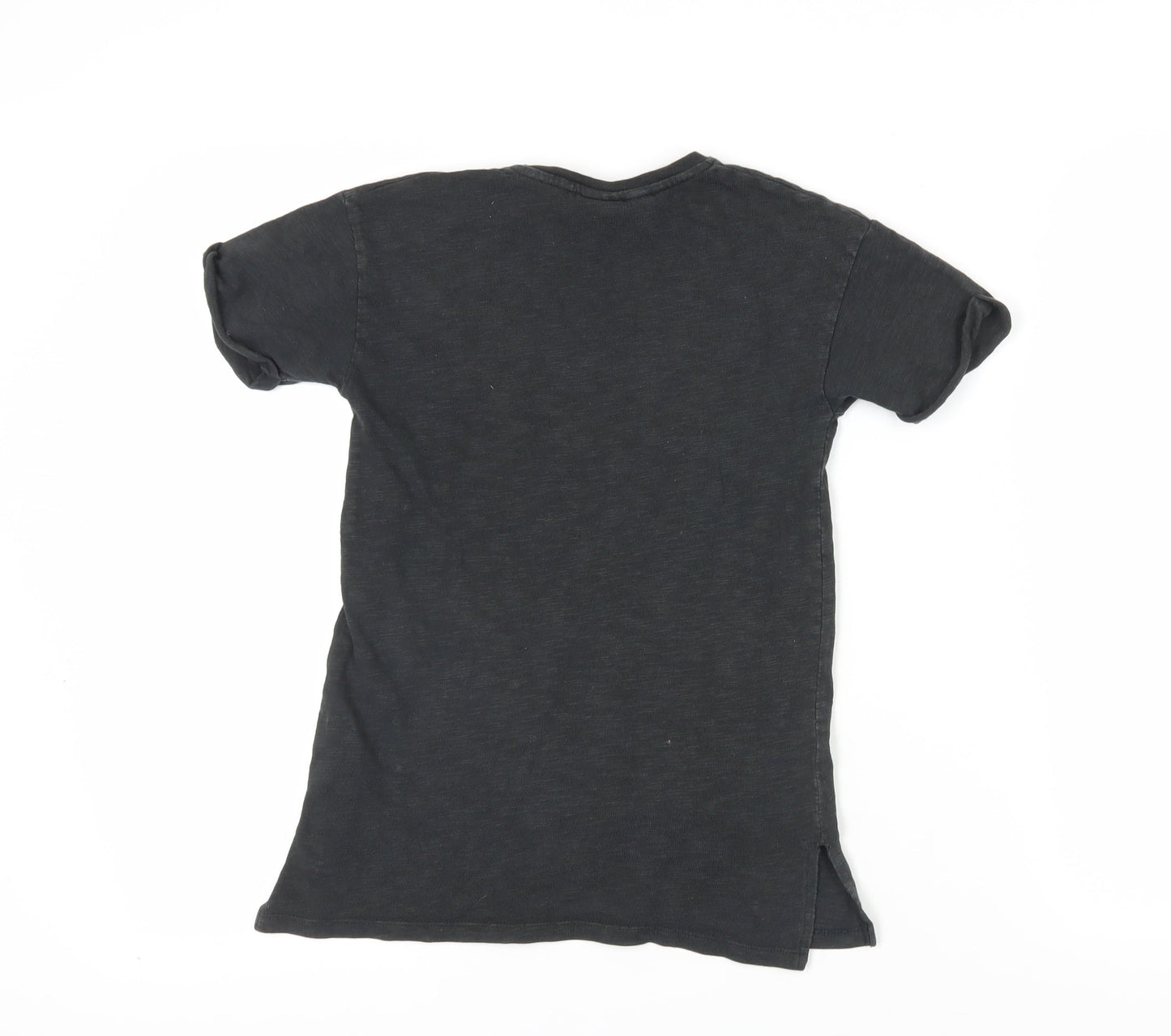 Zara Girls Black Tinker Bell Graphic T-Shirt Size 122