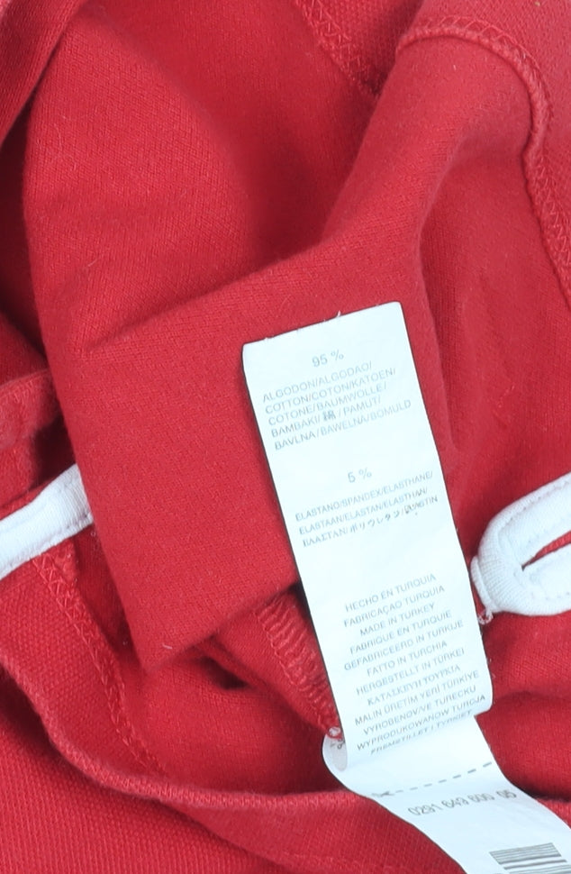 Zara Girls Red Polo Sleeveless Cotton Top - 5 Years