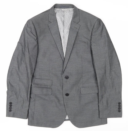 Mens UK Size 38 NEXT Regular Grey Suit Jacket