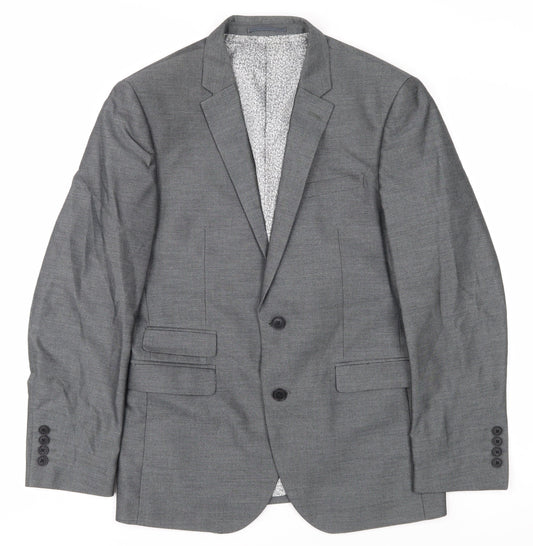 Mens UK Size 38 NEXT Regular Grey Suit Jacket