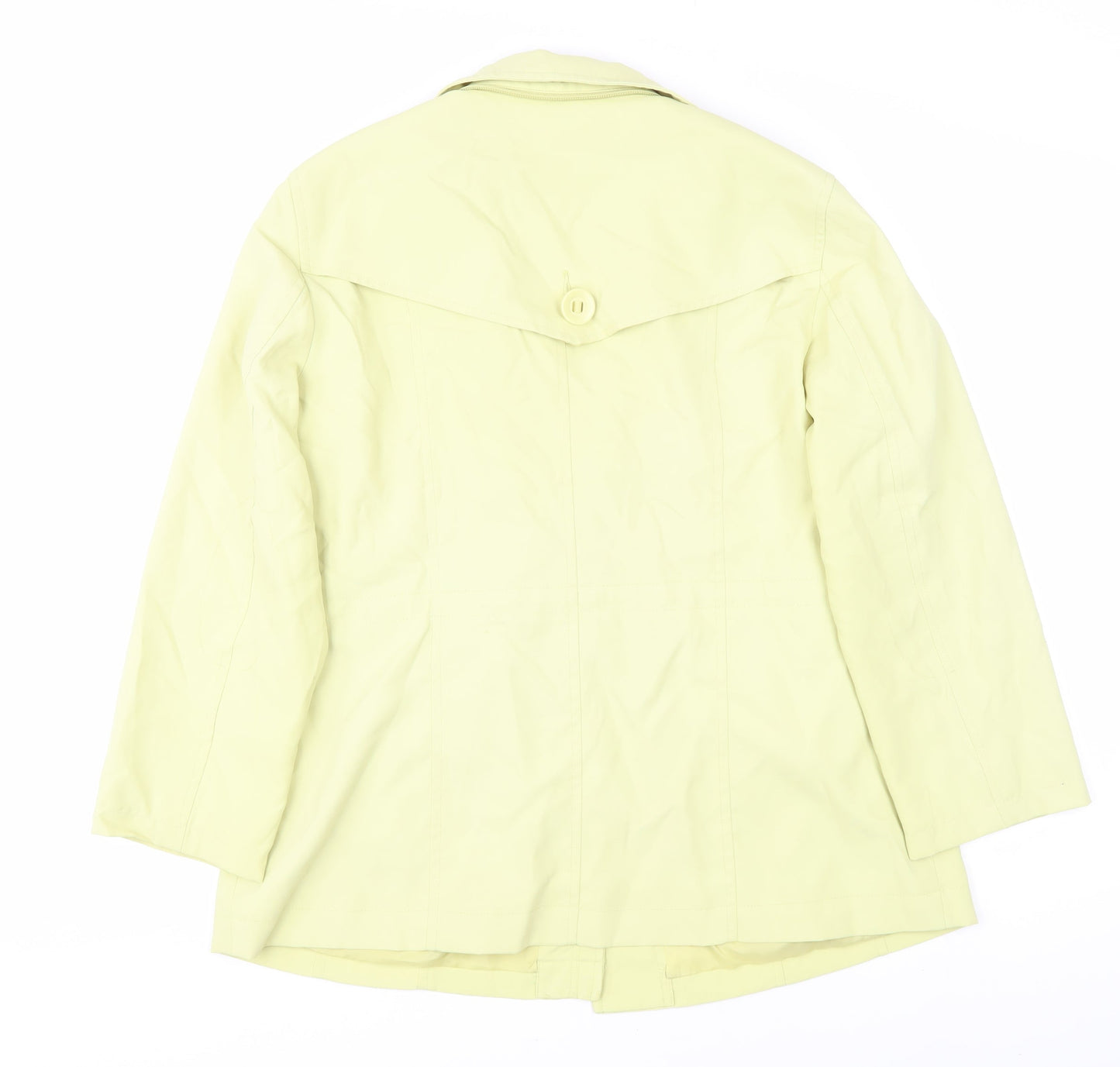Womens UK Size 14 Marks and Spencer Yellow Basic Jacket