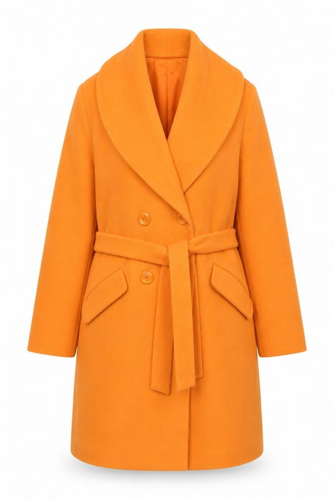 Womens UK Size 12 Kaleidoscope Orange Overcoat