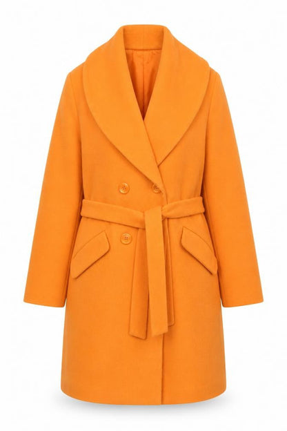 Womens UK Size 12 Kaleidoscope Orange Overcoat